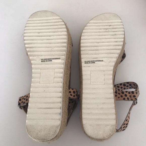 Dolce Vida animal print espadrille NWOT size 9.5 - Picture 5 of 6